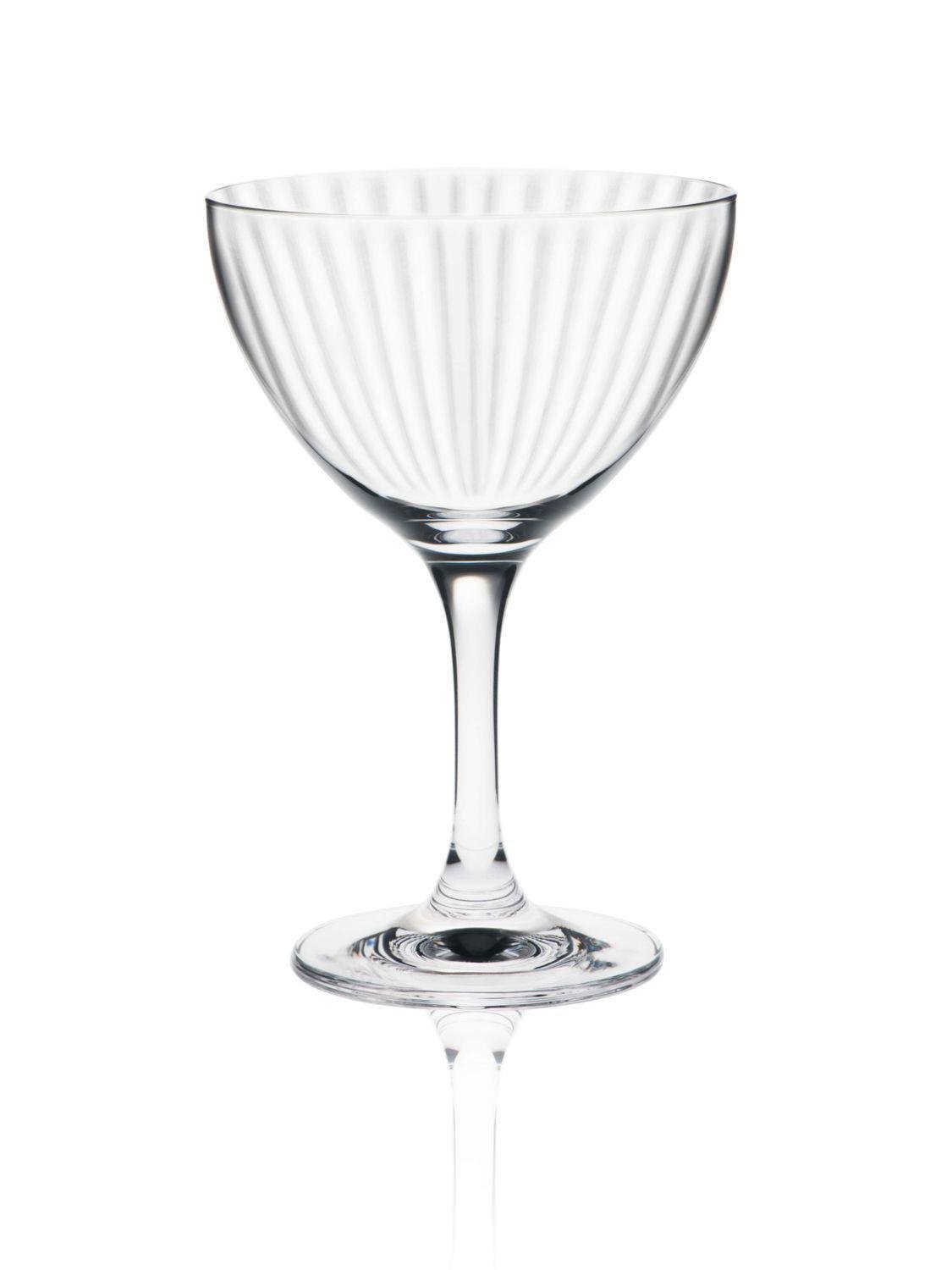 Келих Rona Martini/Saucer with optic 250 мл 6 шт. (381)
