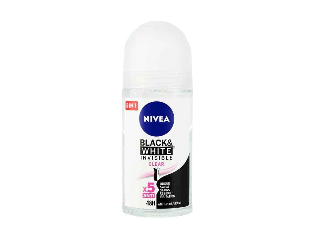 Дезодорант NIVEA кульковий для жінок 50 мл Чорне і Біле Невидимий (670142)