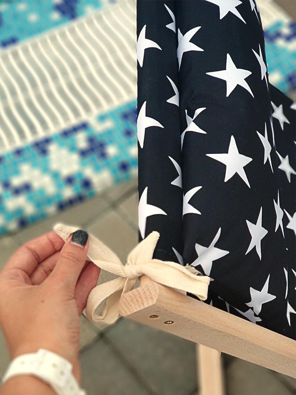 Шезлонг дерев'яний Зірочки - фото 4 Шезлонг дерев'яний Зірочки - фото 4