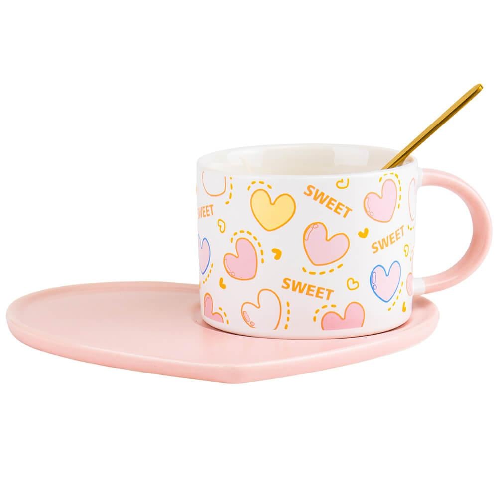 Кружка керамическая Elisey Sweet love 150 мл Белый (18902-028)