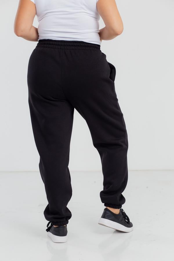 Спортивные штаны женские AKSAN тринитка 2XL Черный (23.2109_black_50(2XL)) - фото 3