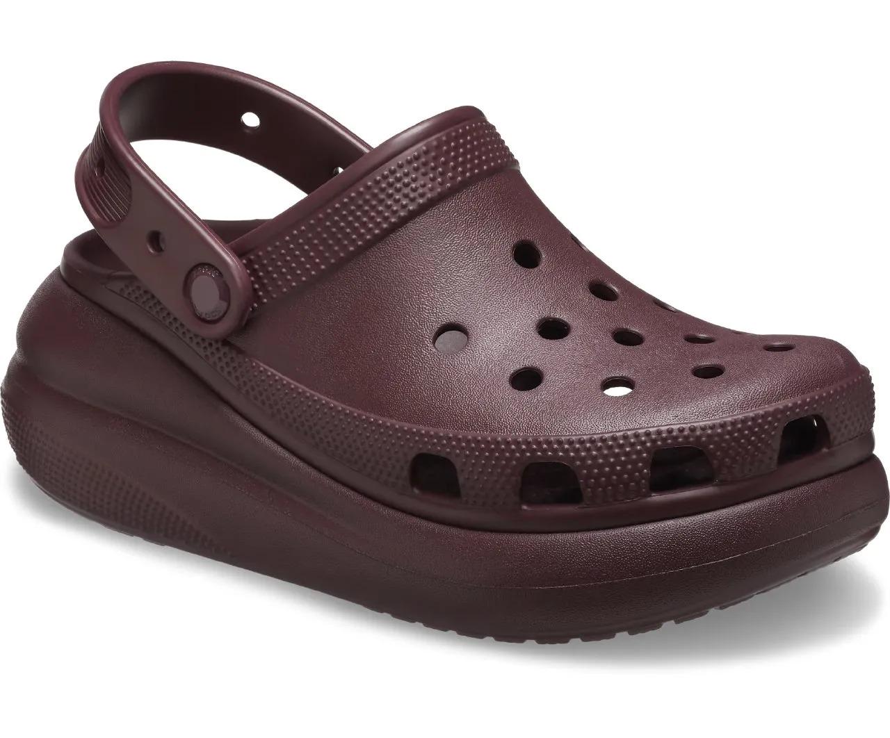 Сабо женские Crocs Classic Crush Clog M7W9 р. 39 25,5 см Dark Cherry (207521) - фото 2