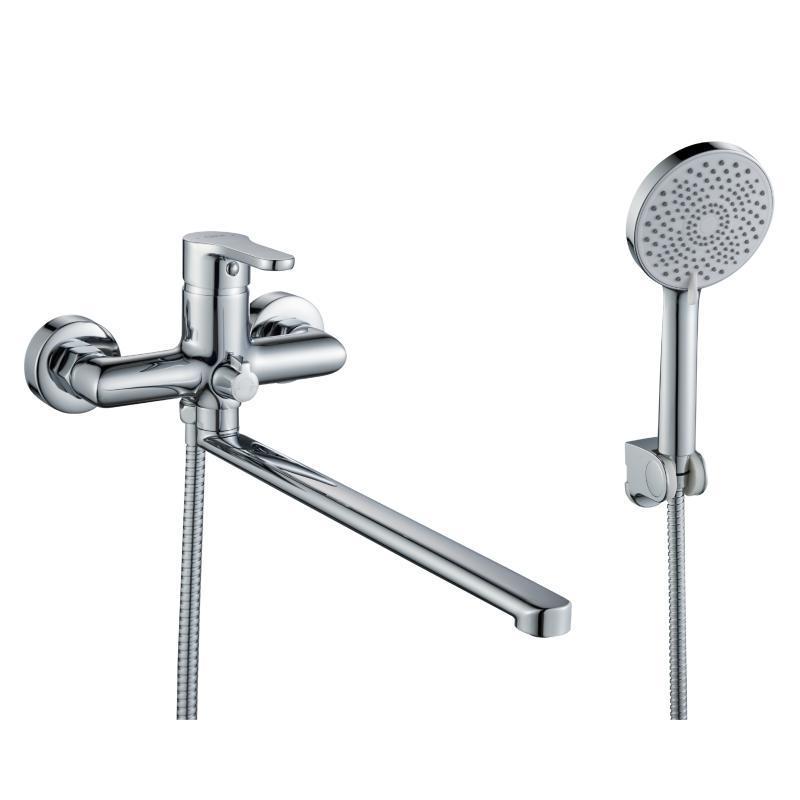 Смеситель для ванны латунный Lidz Astra 005 с поворотным изливом (LDAST005CRM48088)