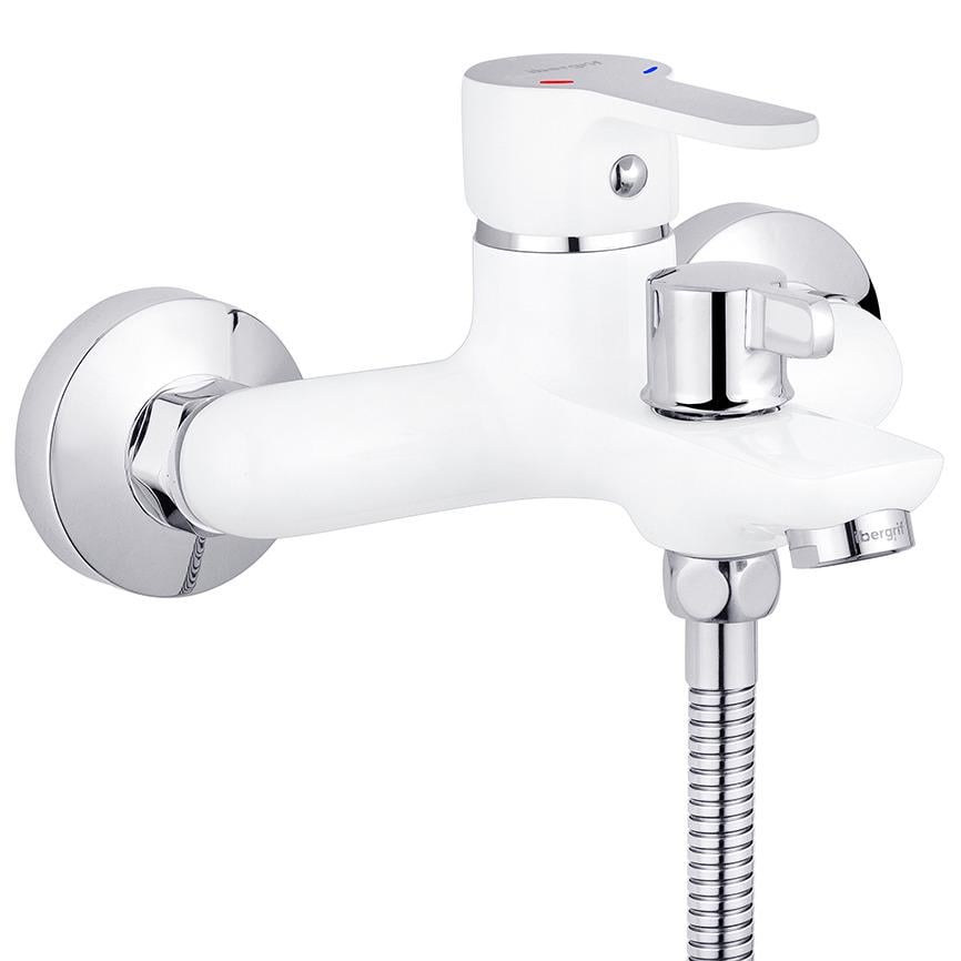 Смеситель для ванны IBERGRIF Square M13222W CV028479 однорычажный Белый (147737)