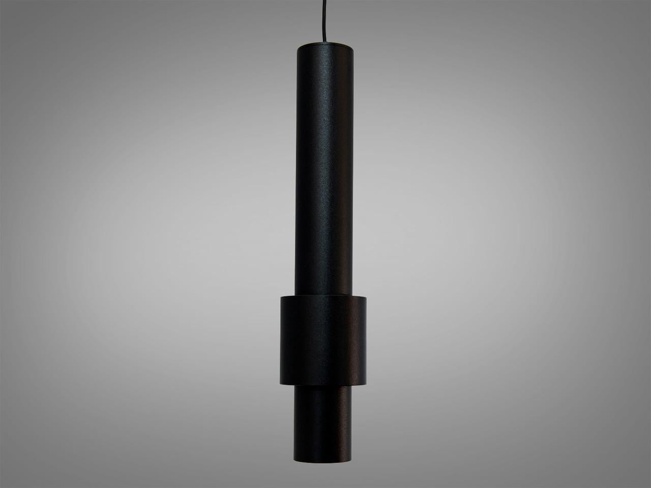 Подвесной светильник LED PX-6A 7 Вт цилиндр для кухни и офиса Черный (2950852174)