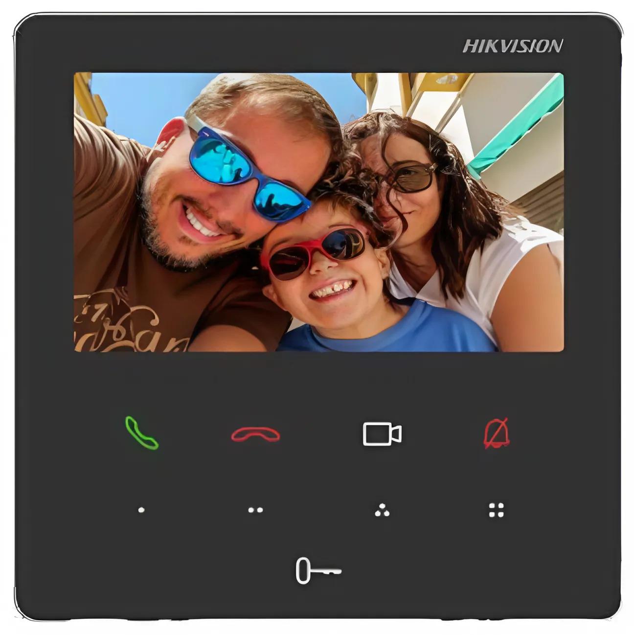 Видеодомофон с микрофоном и динамиками Hikvision DS-KH6110-WE1 4,3" (99-00015551)