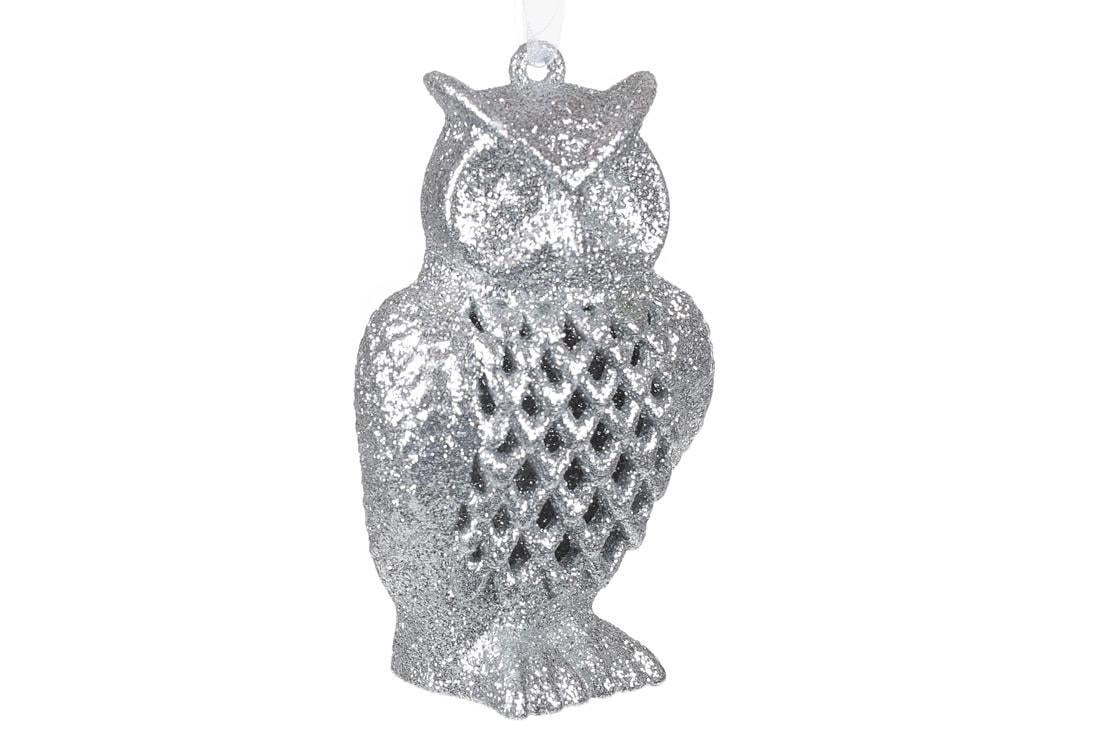 Новогодняя подвеска BonaDi Сова 11 см (788-759)