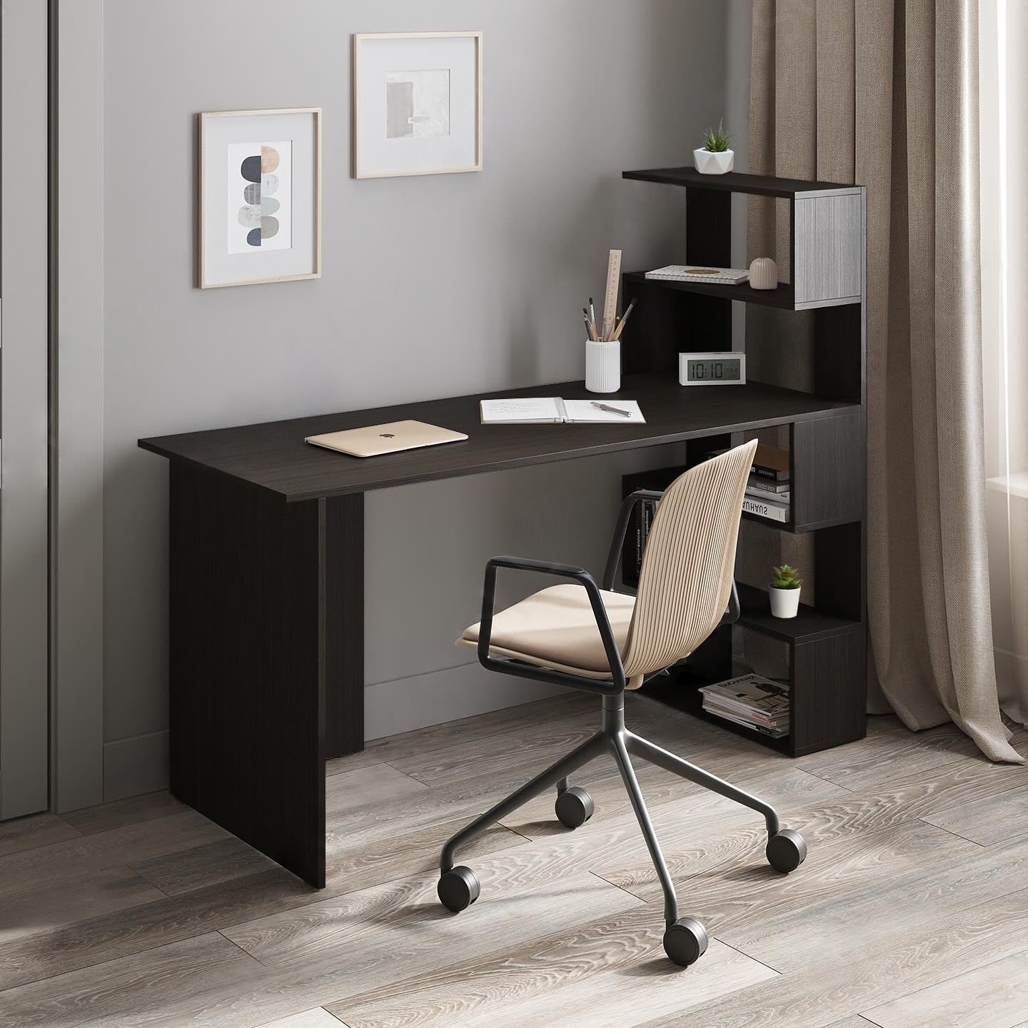 Письменный стол FST-15 1416х584х1226 мм Венге магия - фото 1 Письменный стол FST-15 1416х584х1226 мм Венге магия - фото 1