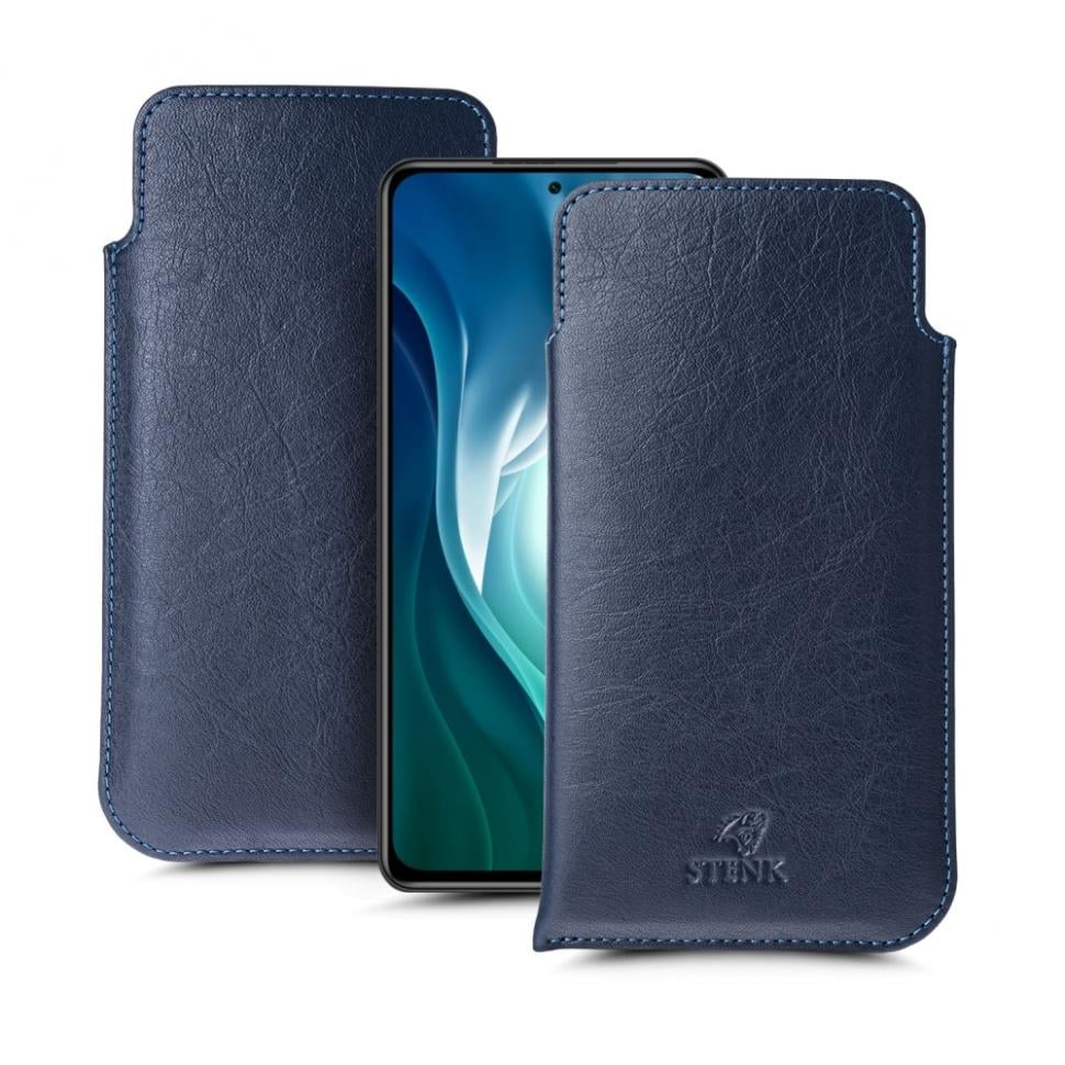 Футляр Stenk Elegance для Xiaomi Mi 11i Синий (69688)