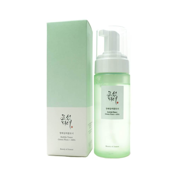 Тонер-мусс Beauty of Joseon Bubble Green Plum + AHA мягкий и отшелушивающий 150 мл