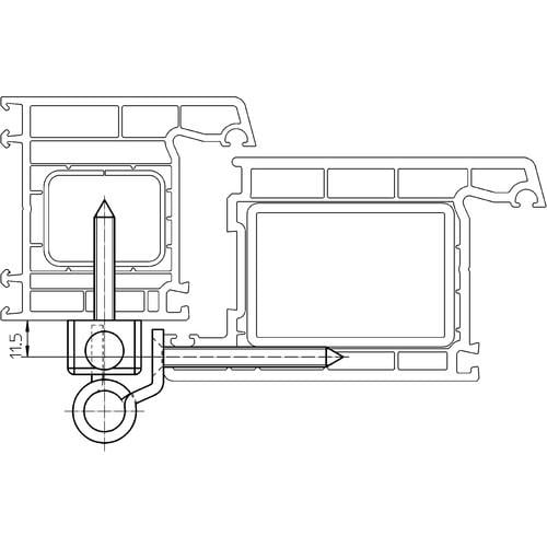 Петля дверная Simonswerk Siku RB 5015 ER MSTS 3D F9005 matt (0000319645) - фото 4