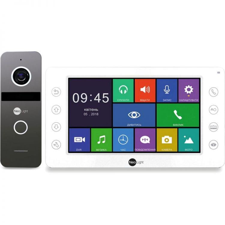 Комплект видеодомофона Neolight MEZZO HD/Solo FHD Graphite (93155)