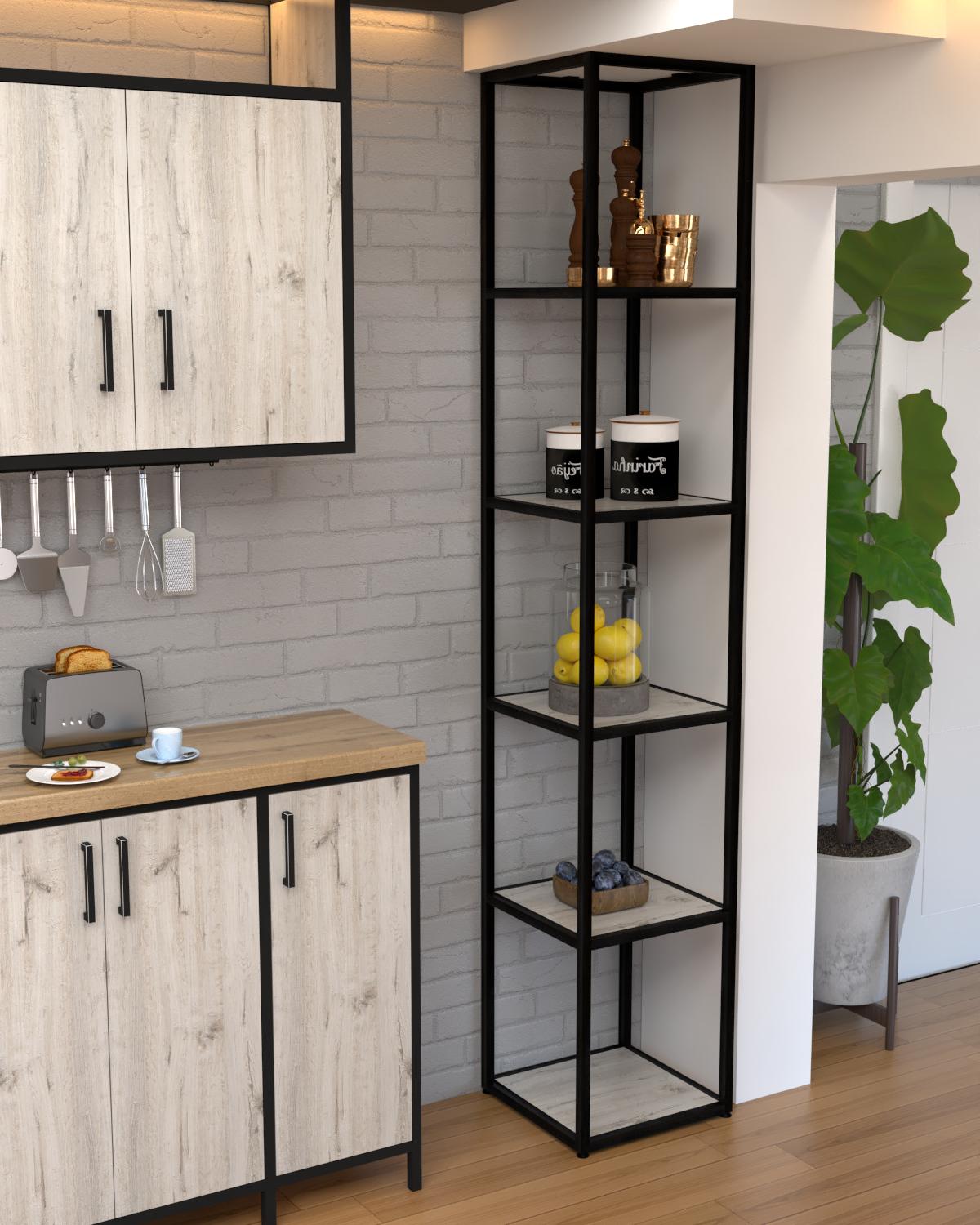 Стеллаж-этажерка EcoLoft Альвора DSP-1447-2 в стиле лофт (33826096) Стеллаж-этажерка EcoLoft Альвора DSP-1447-2 в стиле лофт (33826096)