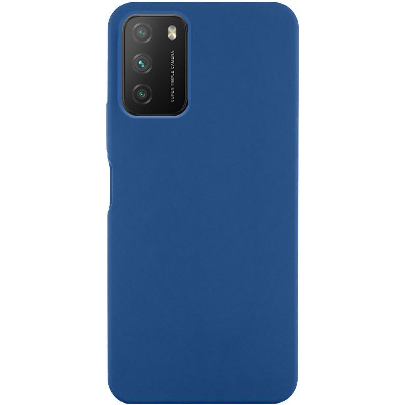 Протиударний чохол Silicone Cover Lakshmi Full Camera (AA) для Xiaomi Poco M3 Navy Blue