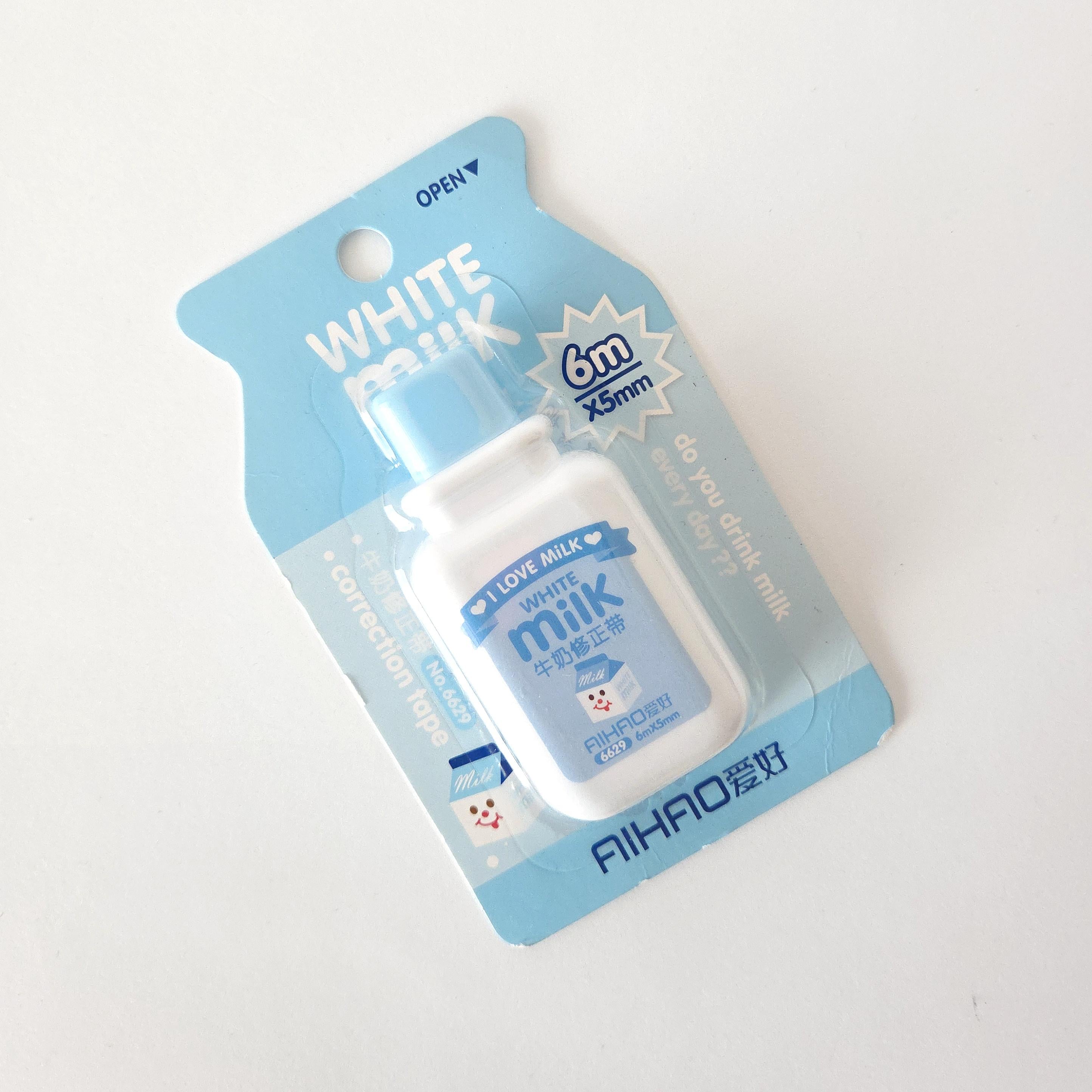 Коректор ленточный в форме баночки молока AIHAO 6 м х 5 мм Milk (420)