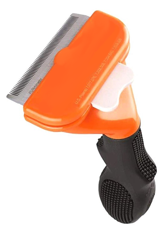 Дешедер гребінець для кішок та довгошерстих собак Kayfovo FR-XL40 щітка для видалення підшерстка (29019) - фото 6 Дешедер гребінець для кішок та довгошерстих собак Kayfovo FR-XL40 щітка для видалення підшерстка (29019) - фото 6