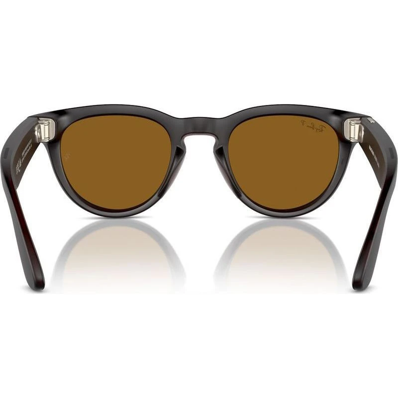 Смарт-очки Ray-Ban Meta Headliner Matte Rebel Black Frame/Brown Lenses RW4009 675483 50-23 - фото 4