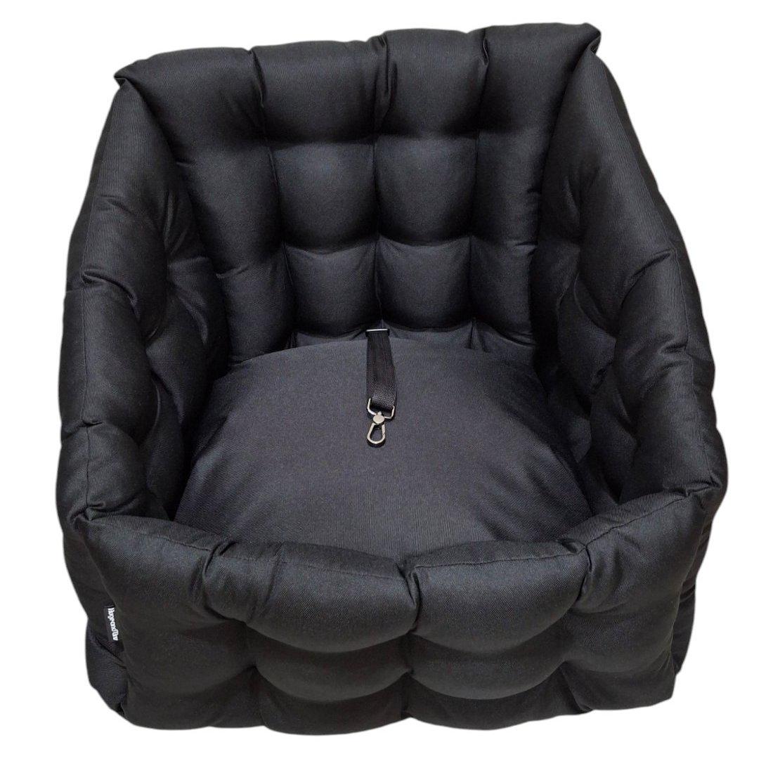 Крісло автомобільне для собак Huge and Tiny зі знімними ременями Waterproof Oxford 50x45 см Чорний (98734) - фото 6