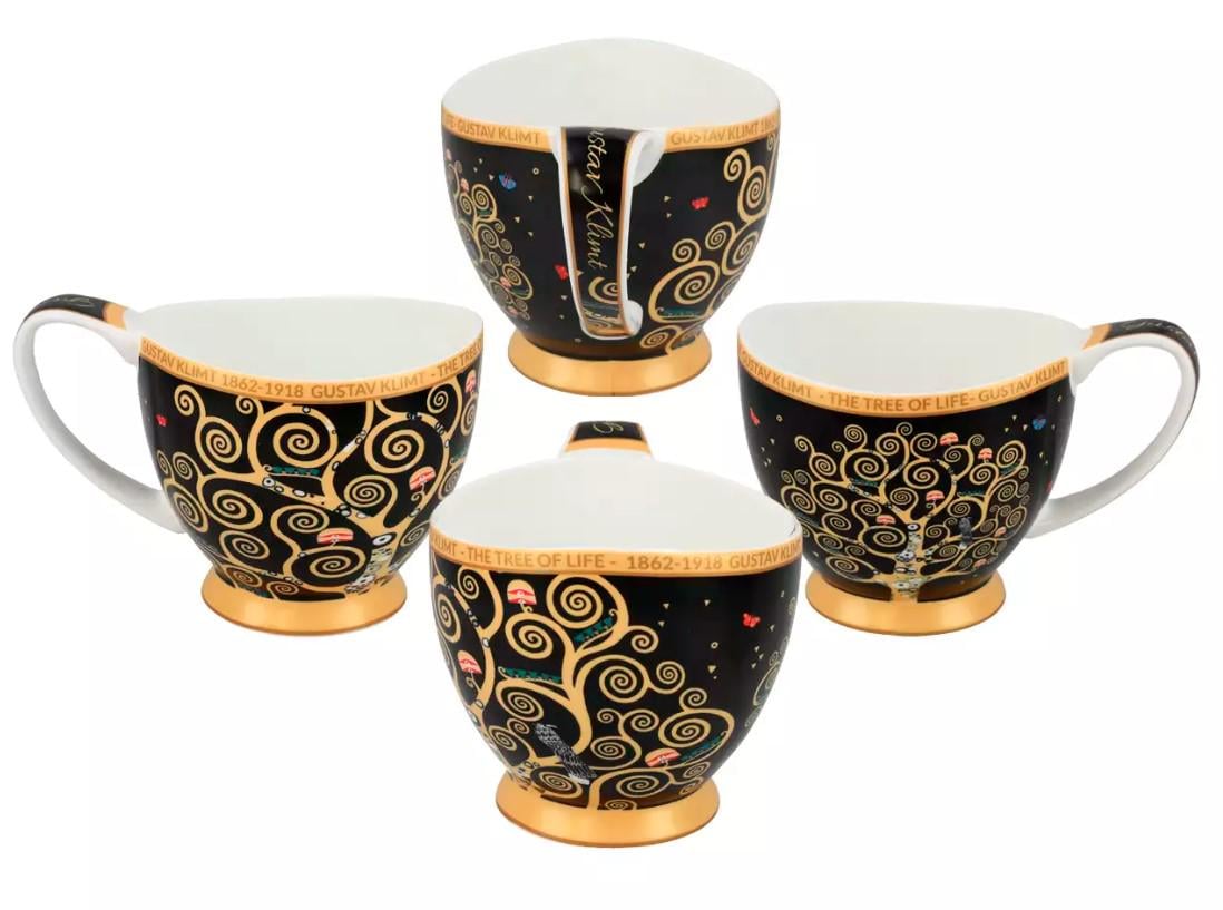 Чашка фарфоровая с блюдцем Carmani Г. Климт Дерево жизни 350 мл (532-3053) - фото 3 Чашка фарфоровая с блюдцем Carmani Г. Климт Дерево жизни 350 мл (532-3053) - фото 3