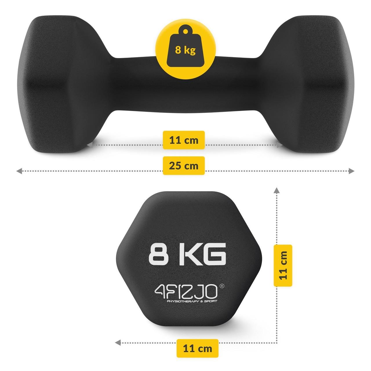 Гантели виниловые 4FIZJO Classic 2x8 кг (P-5905973403214) - фото 7 Гантели виниловые 4FIZJO Classic 2x8 кг (P-5905973403214) - фото 7