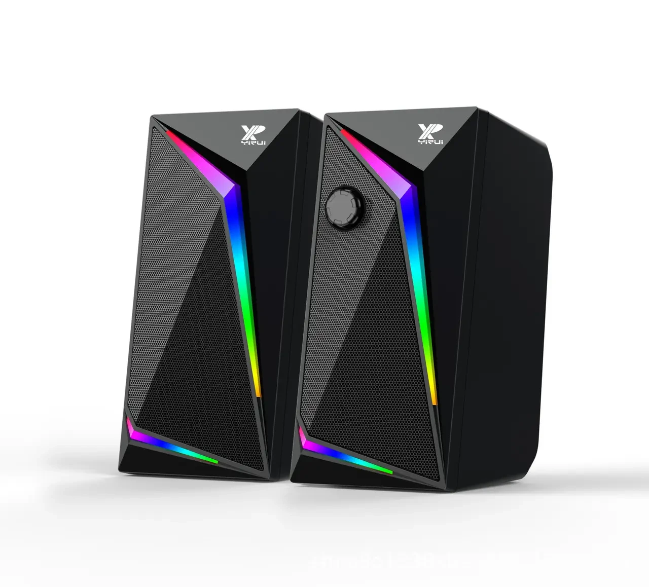 Колонки компьютерные Music D.J. M-110C с RGB с RGB-подсветкой для ПК 10 Вт (8866)