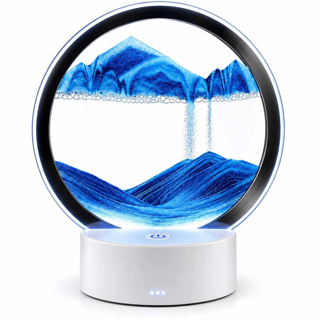Ночник 3D Sandscape LED Белый (65932)