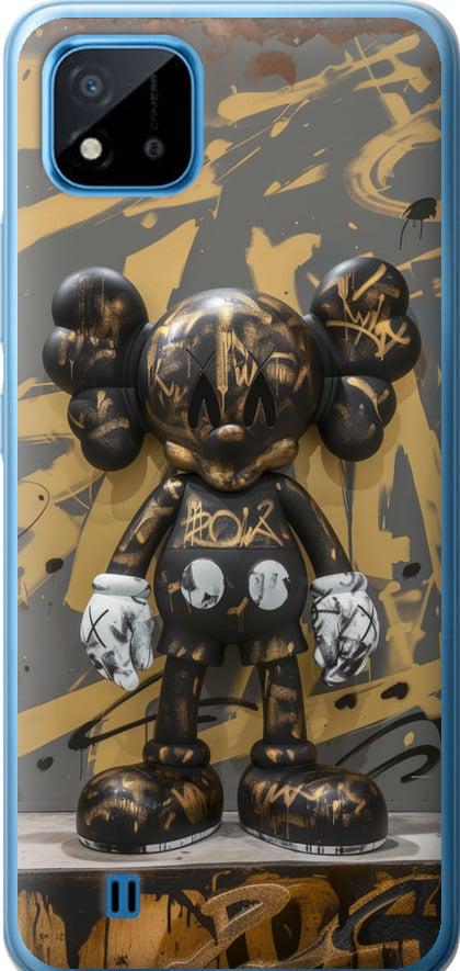 Чехол на Realme C11 2021 Bronze kaws (6097t-2485-42517)