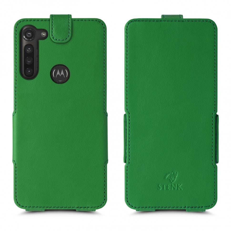 Чехол флип Stenk Prime для Motorola Moto G8 Power Зеленый (66795)