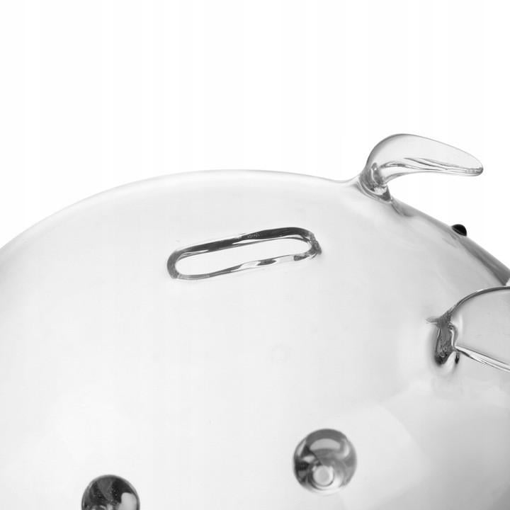 Копилка cтеклянная Ruhhy для монет в виде свиньи (22588) - фото 3