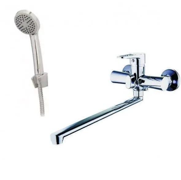 Смеситель для ванны Wezer PUD7-B045 с душевым гарнитуром (2534810750)