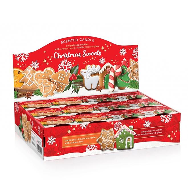 Свечка ароматическая Christmas Sweets Gingerbread Cookies (28843) - фото 3 Свечка ароматическая Christmas Sweets Gingerbread Cookies (28843) - фото 3