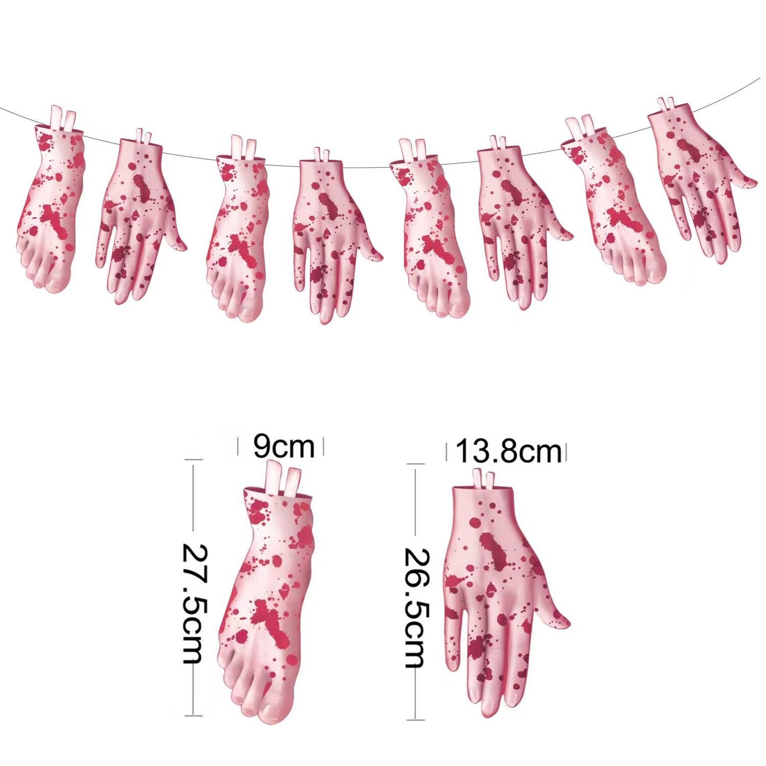 Гирлянда на Хэллоуин части тела 3 м Разноцветный (340202) - фото 3 Гирлянда на Хэллоуин части тела 3 м Разноцветный (340202) - фото 3