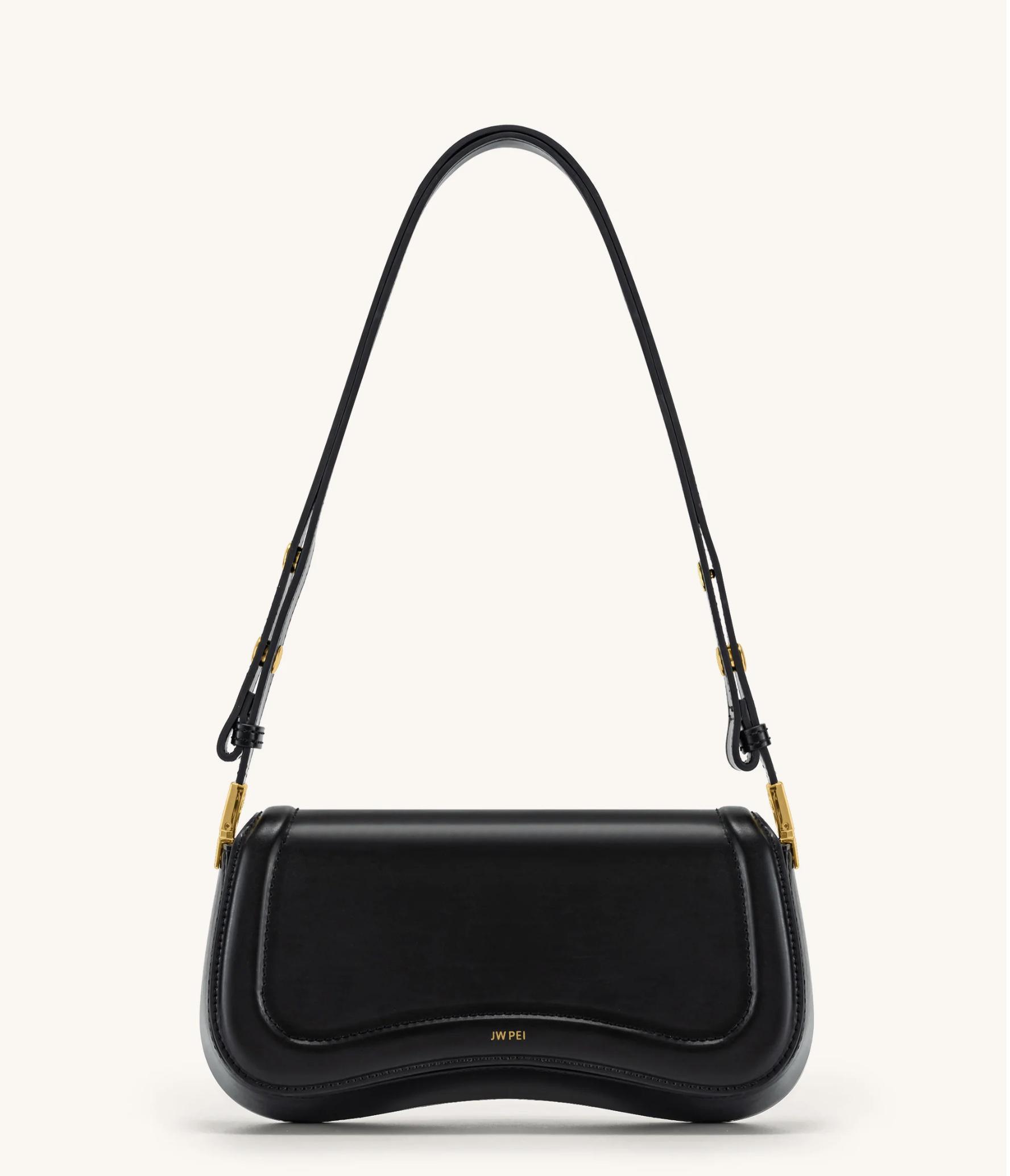 Сумка женская JW PEI Joy Shoulder Bag Croc Черный