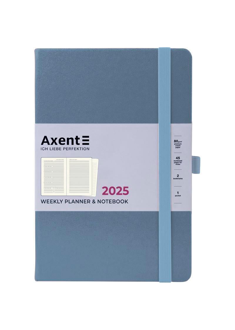 Тижневик Axent Prime Strong 2025 датований 145х210 мм Сірий (8507-25-62-A) - фото 2