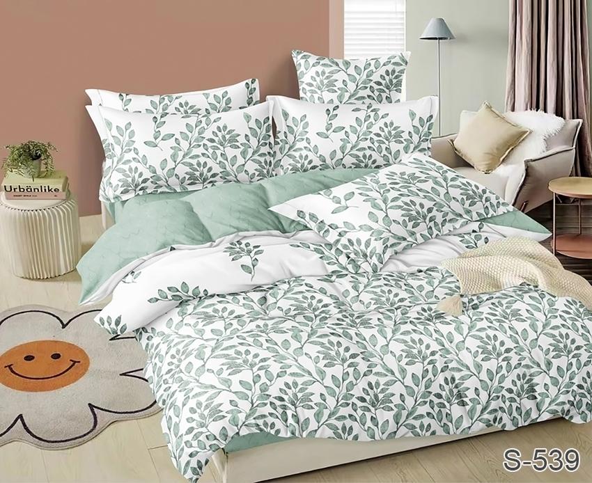 Комплект постельного белья TAGtekstil Сатин Премиум евро наволочки 70x70 см (S539)