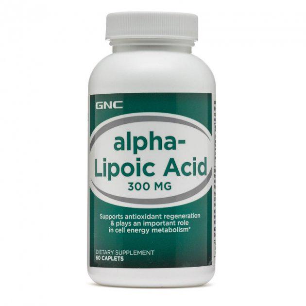 Альфа-ліпоєва кислота GNC Alpha-Lipoic Acid 300 60 Caps