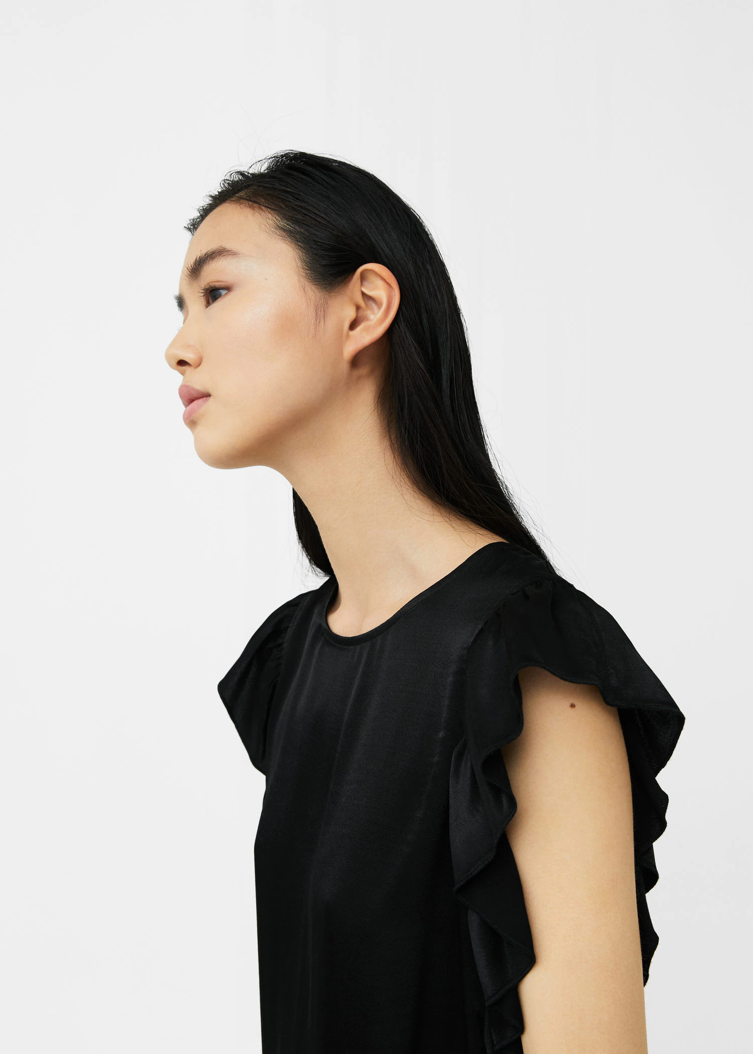 Блузка Mango XS Черный (2000001057223) - фото 4 Блузка Mango XS Черный (2000001057223) - фото 4