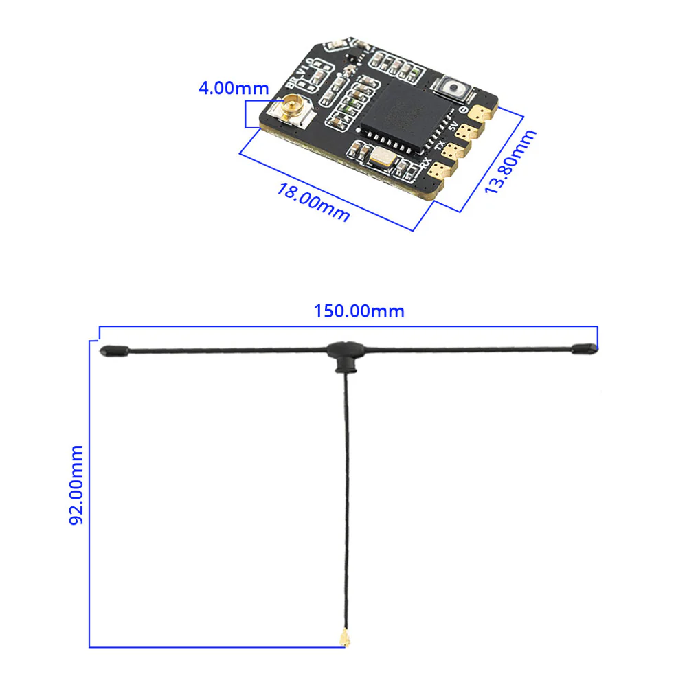 Радіоприймач RadioMaster Bandit BR1 ExpressLRS 915MHz Receiver (4c97fad7) - фото 5