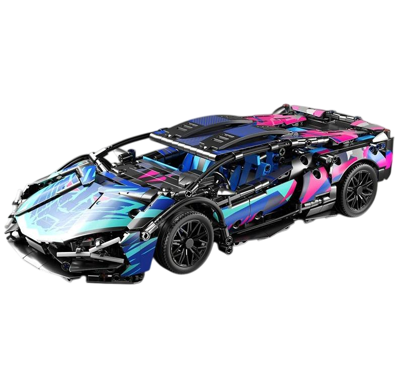 Конструктор машинка Cyberpunk Lambo Technol Model в стиле Киберпанк 452 детали Конструктор машинка Cyberpunk Lambo Technol Model в стиле Киберпанк 452 детали