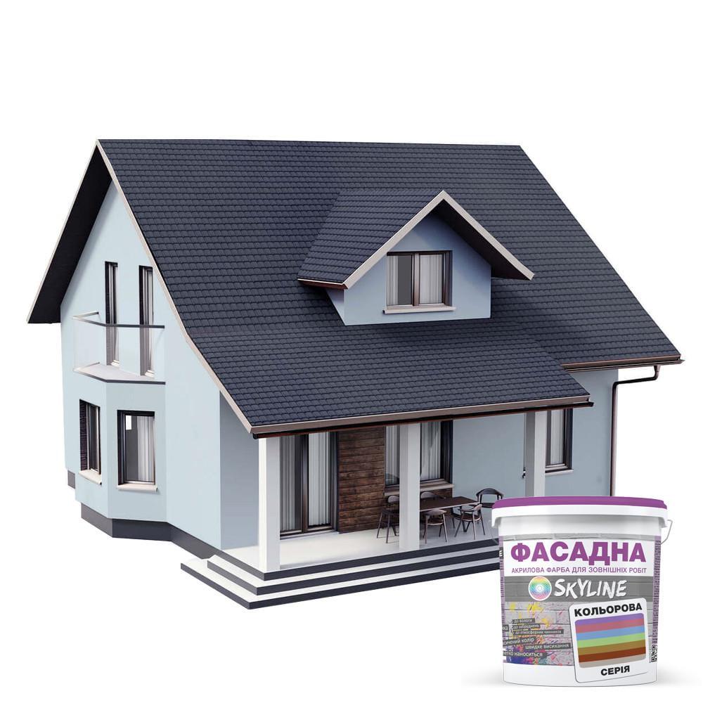 Краска акрил-латексная фасадная Skyline 5 л 1005-B20G Перванш (2487186094) - фото 3 Краска акрил-латексная фасадная Skyline 5 л 1005-B20G Перванш (2487186094) - фото 3