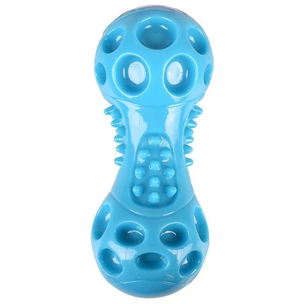 Іграшка для собак Flamingo Wido Dumbbell Гантель з пискавкою 5,7х5,7х14,2 см Блакитний