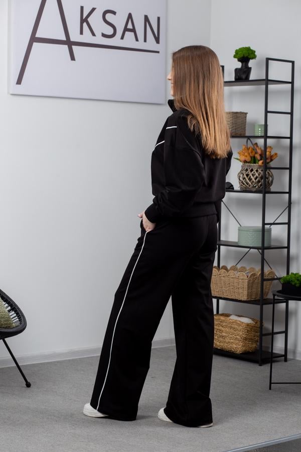 Спортивный костюм женский AKSAN двойка M Черный (25.2582_black_44(M)) - фото 2