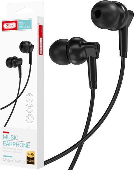 Наушники с гарнитурой Xо EP33 Black (28138)