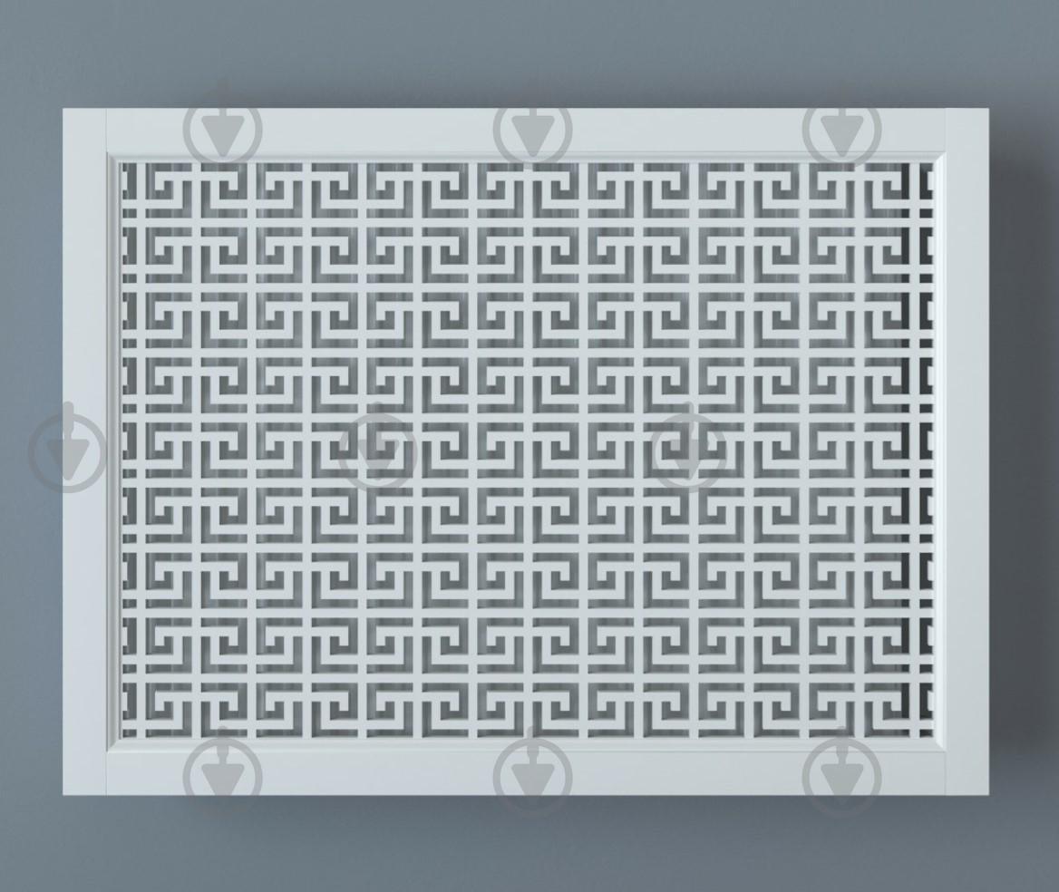 Экран-решетка декоративная на батарею отопления R52-F60 Белый (26058450) - фото 2 Экран-решетка декоративная на батарею отопления R52-F60 Белый (26058450) - фото 2