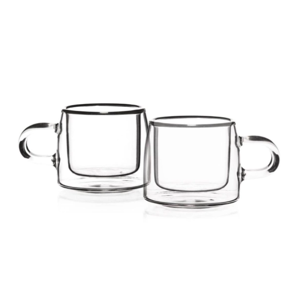 Набор чашек A-Plus с двойными стенками 80 мл 2 шт. (12284853)