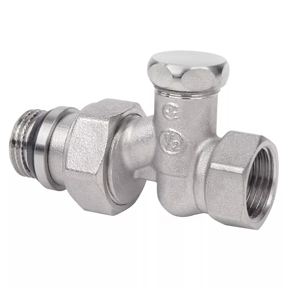 Кран радіаторний балансувальний ITAL IH130114 прямий 1/2" з американкою антипротікання (SQ-1055518) - фото 2 Кран радіаторний балансувальний ITAL IH130114 прямий 1/2" з американкою антипротікання (SQ-1055518) - фото 2