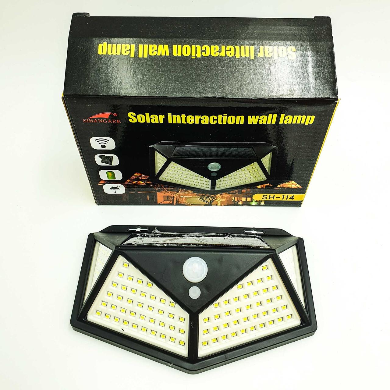 Фонарь навесной BL SH 100-100 Led Solar с датчиком движения (17944932)