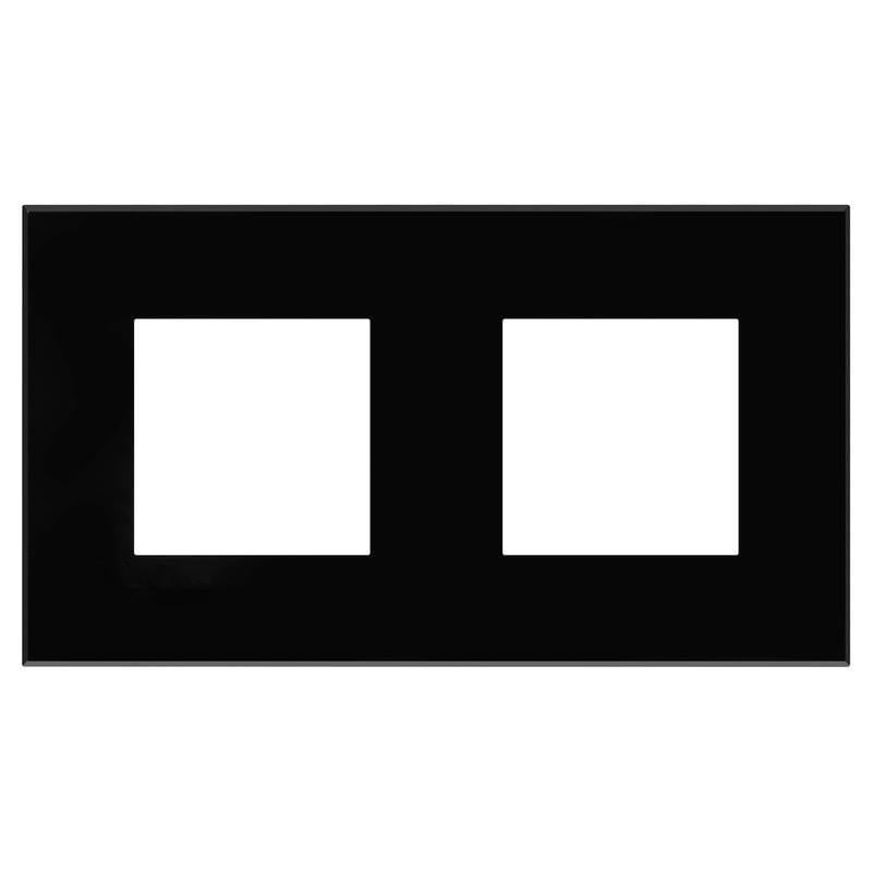 Рамка 2-постовая ДКС Avanti 90х160 мм Черный (4402904)