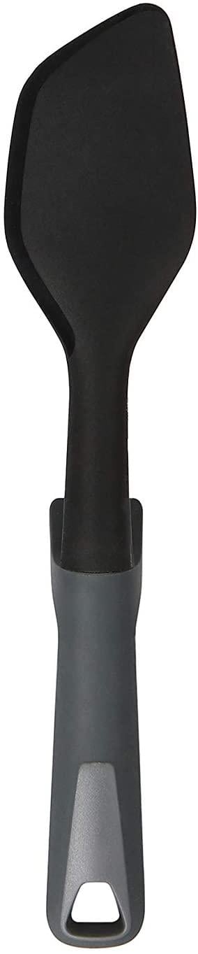 Лопатка-шпатель кухонная Dexas Silicone Spatula силиконовая 31,1 см Черно-серый (GN14-25-432)