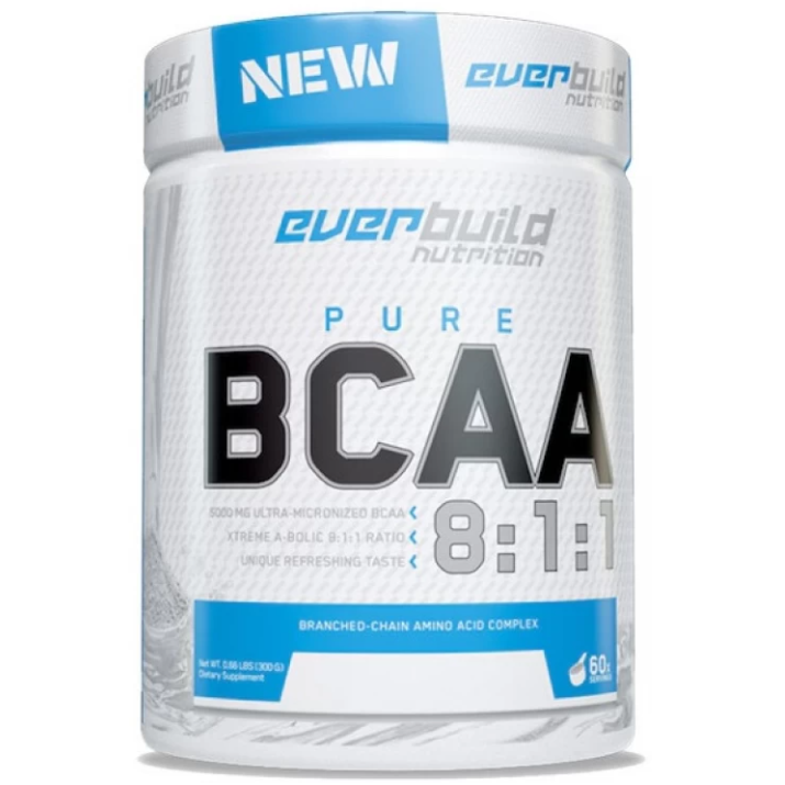 Аминоксилоты ВСАА EverBuild Nutrition BCAA 8:1:1 Без вкуса 300 г (4402)